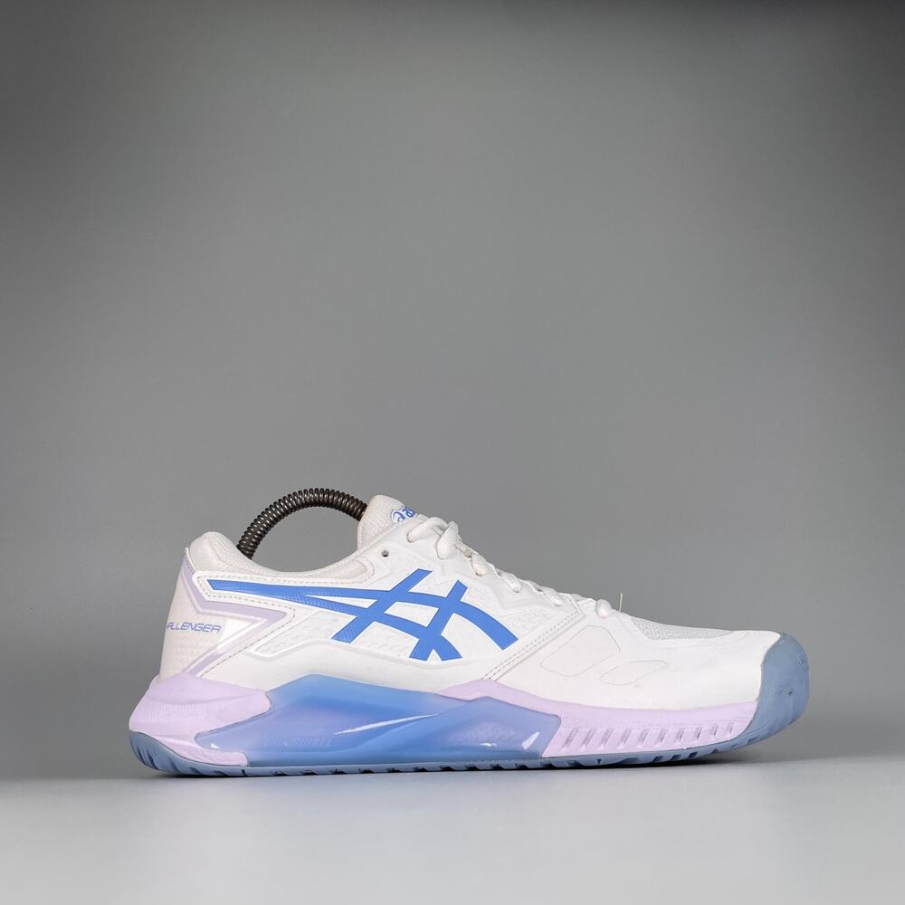 ASICS GEL-Challenger 13 Women's 9.5 White Blue Athletic Shoes Tennis Sneaker EUC - Picture 6 of 9